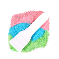 Bob Ross Flavor Palette (3 Pack) Paintbrush Dipping Candy 3 Fruity Flavors (Strawberry, Blue Rasberry, Green Apple) with 2 GosuToys Stickers