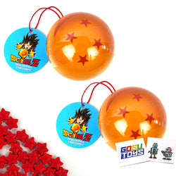 DragonBall Z Dragon Ball Star Candy Tin Star Shaped Candy (2 Pack - Star Number on tin vary) with 2 GosuToys Stickers