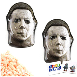 Halloween II Slasher Sours Candy Orange Knife Candy Sours (2 Pack) with 2 GosuToys Stickers