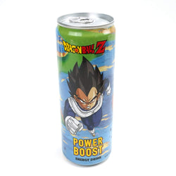 Dragonball Z Warrior Power and Power Boost Energy Drink 12 FL OZ (355mL) Can (2 Pack) with 2 GosuToys Stickers