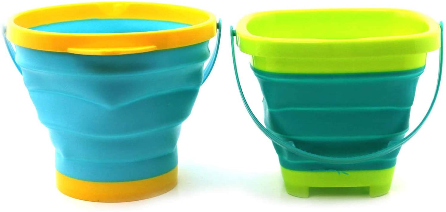 Collapsible Silicone Beach Sand Bucket