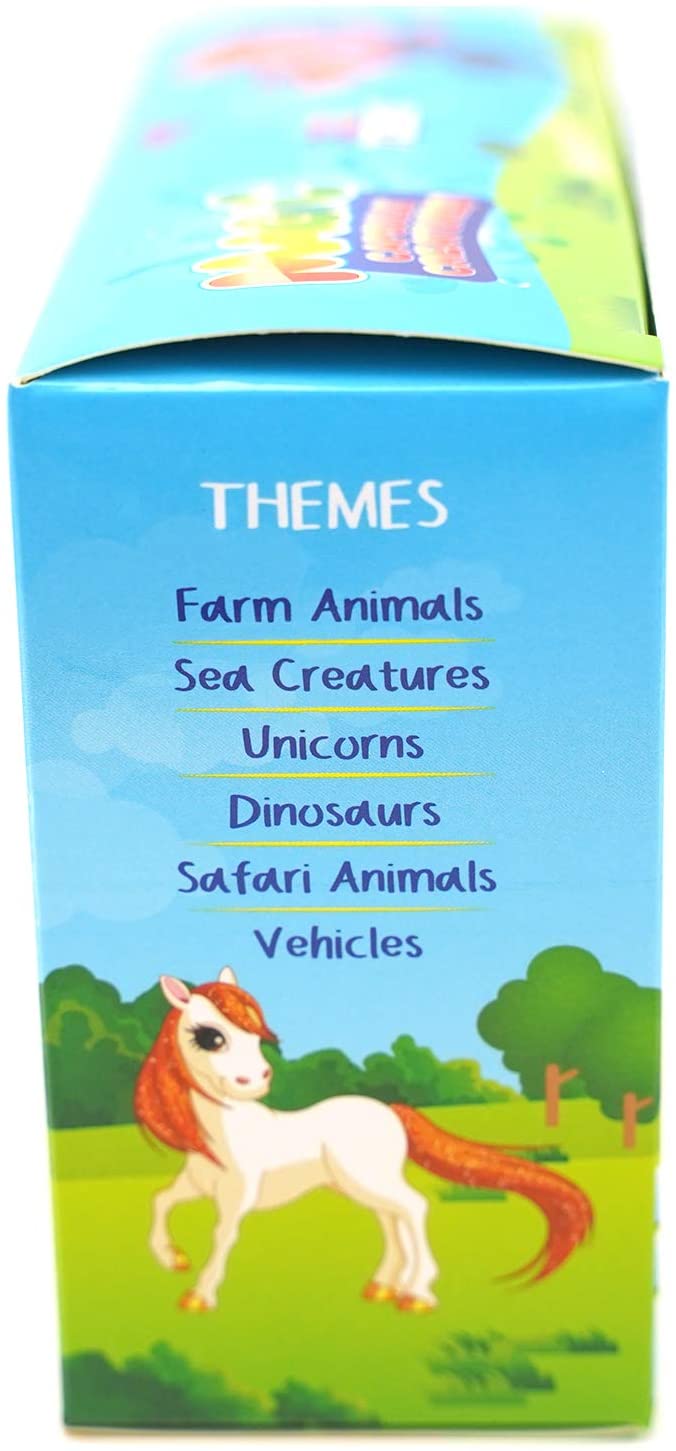 GosuToys Magic Grow Capsules Creatures - 6 Theme Packs with 12 Capsules Each - Farm, Sea, Unicorns, Dinosaurs, Safari, Vehicles
