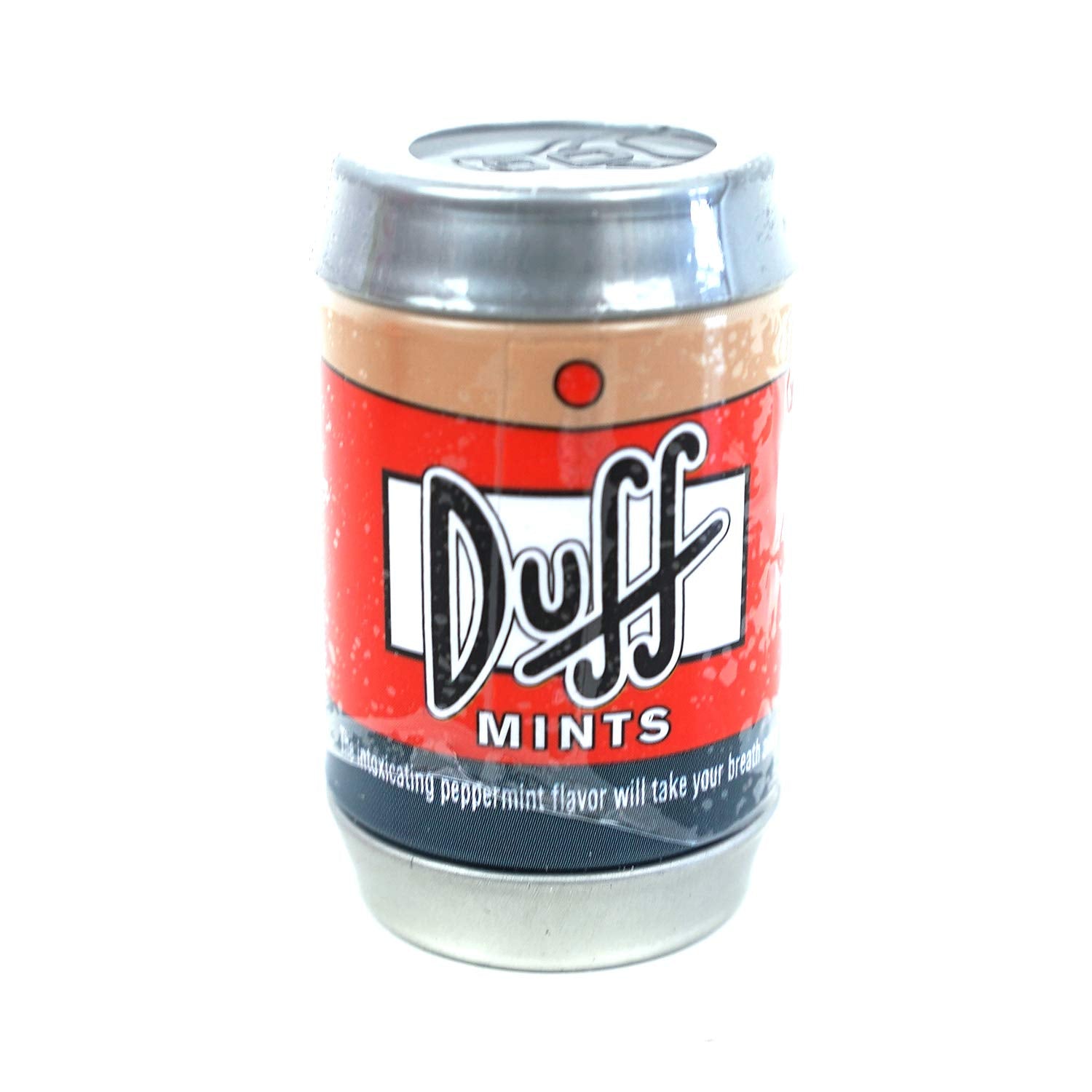 The Simpsons Duff Mints Peppermint Duff Can Shaped Tin (2 Pack) with 2 GosuToys Stickers