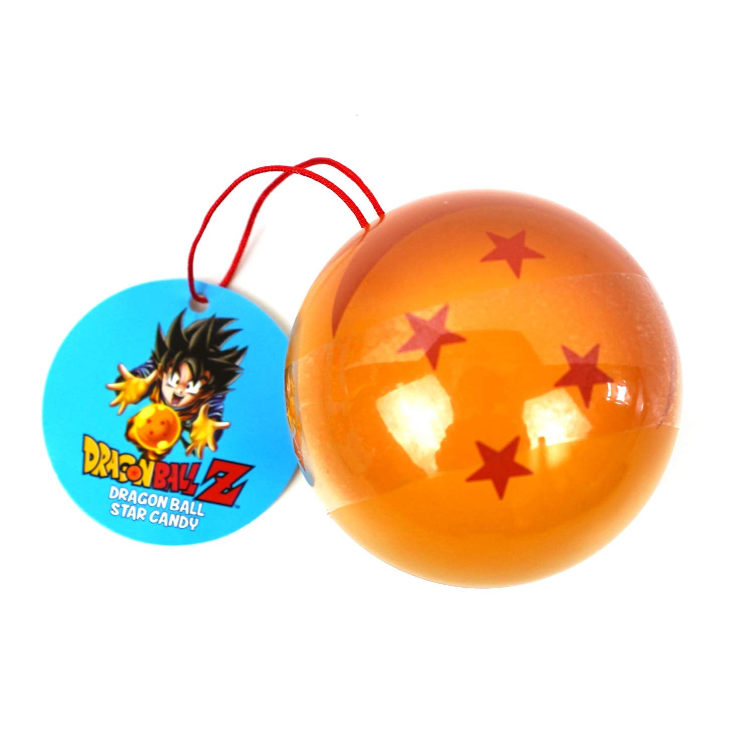 DragonBall Z Dragon Ball Star Candy Tin Star Shaped Candy (2 Pack - Star Number on tin vary) with 2 GosuToys Stickers