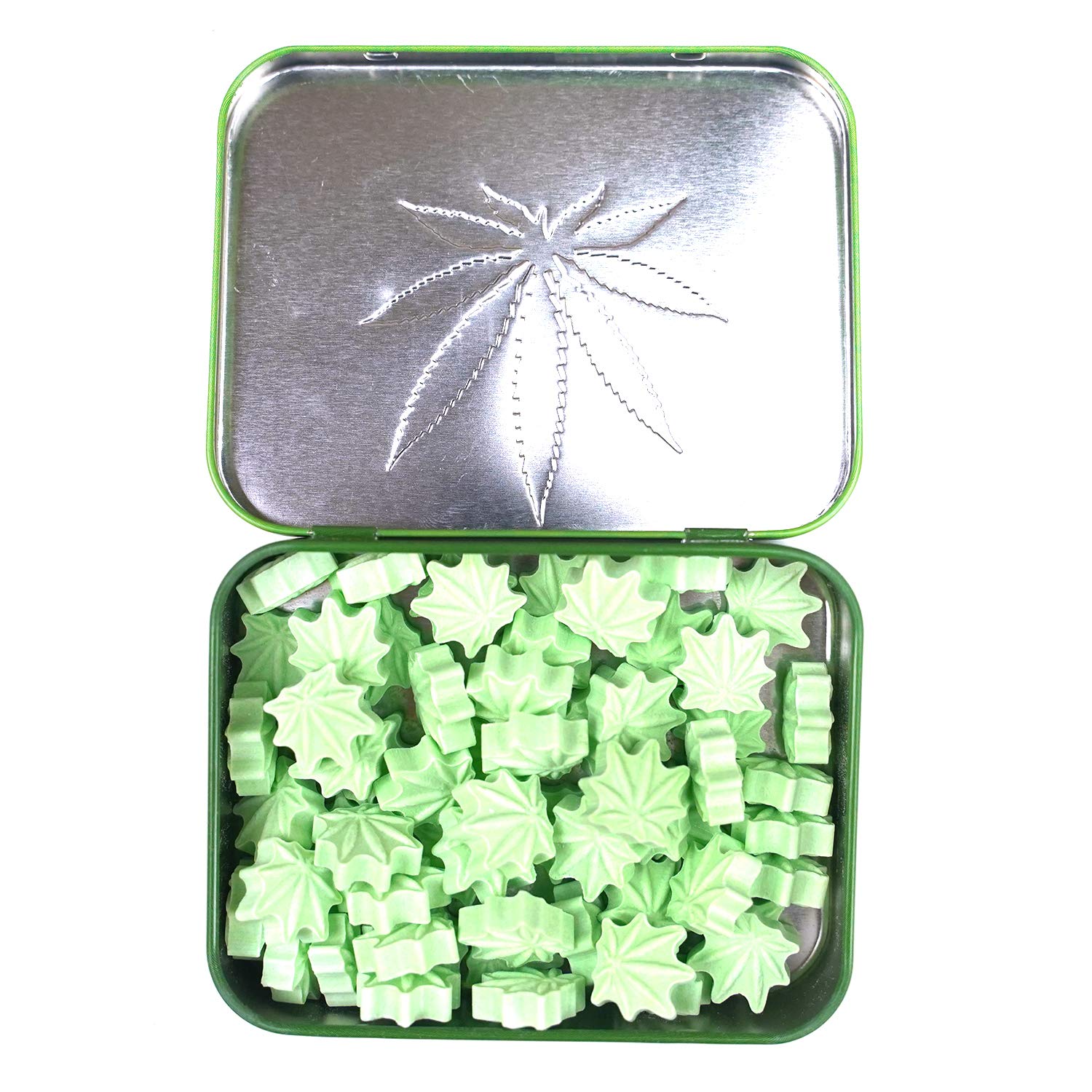 Stoner Mints Leaf Shaped Peppermints (2 Pack) with 2 GosuToys Stickers